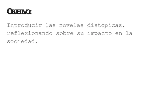 Juego "supervivencia" para introducir las novelas distópicas