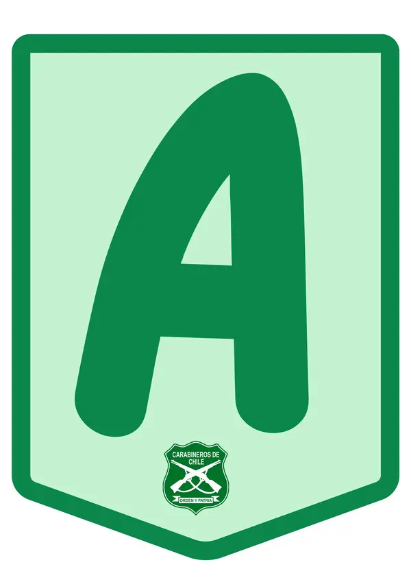 Banderin dia del Carabinero