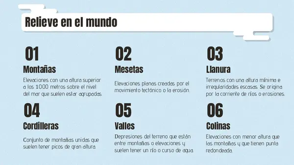 Procesos internos y externos de la Tierra