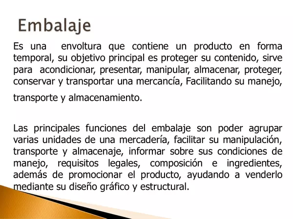 Ppt - El embalaje en un producto (tecnología)