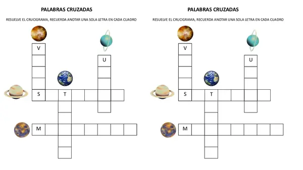 Crucigrama planetario