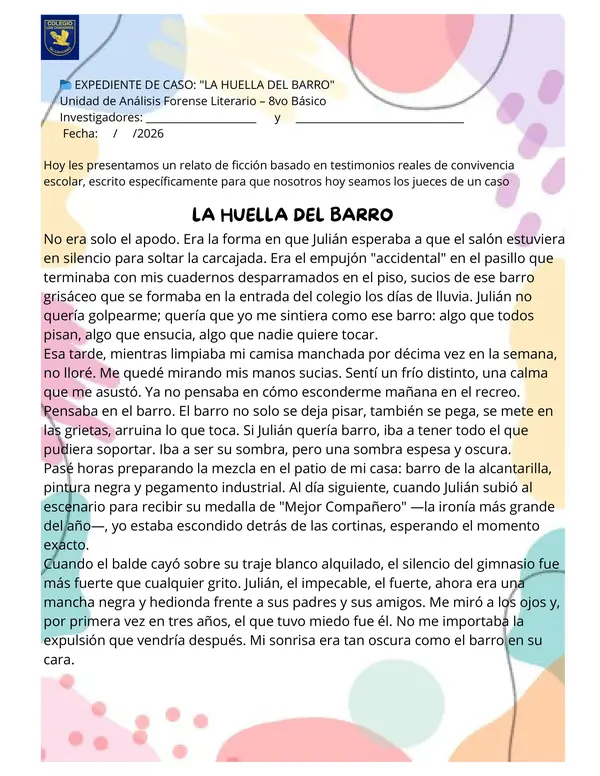 Interpretar texto literario