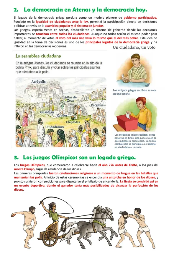 GUÍA N°5: El legado de los antiguos griegos.