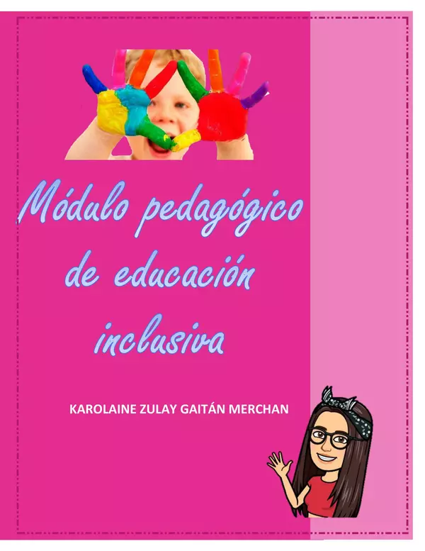 Módulo pedagógico de educación inclusiva 