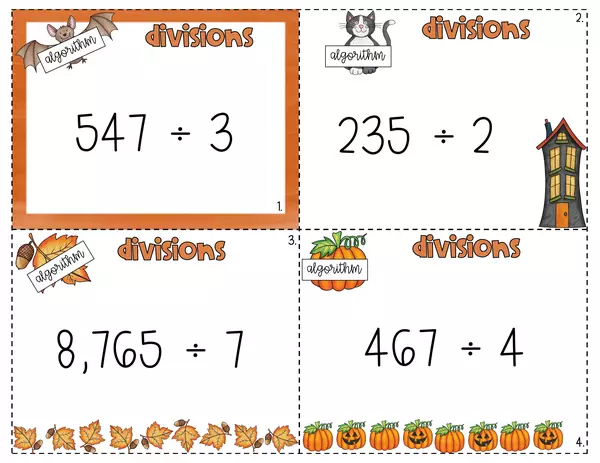 Divisions Algorithm Halloween
