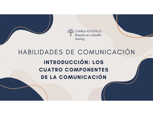 Introducción: los cuatro componentes de la comunicación