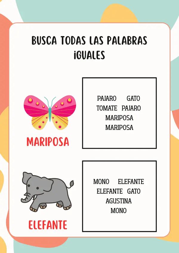 Cuadernillo de animales