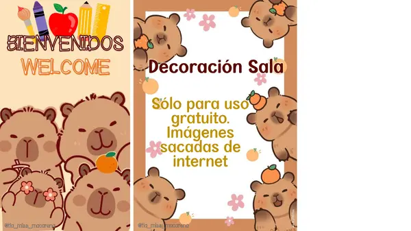 Banner Welcome - Capibara