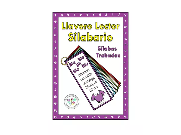 Llavero lector Silabario Sílabas Trabadas