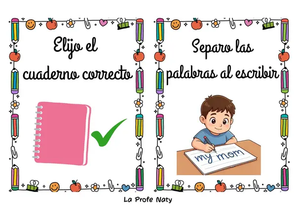 Carteles de recordatorio cómo entregar sus tareas y actividades