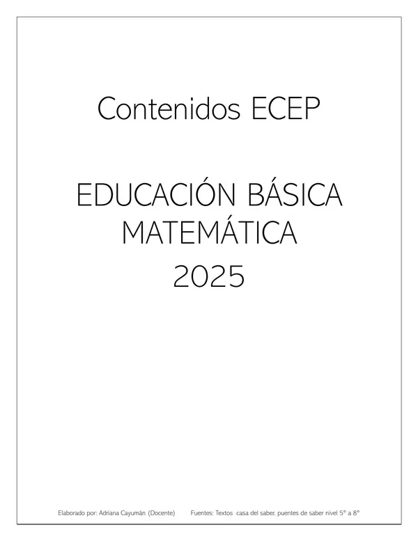 ECEP matemática 2c