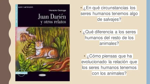 Análisis literario - Juan Darién (Horacio Quiroga)