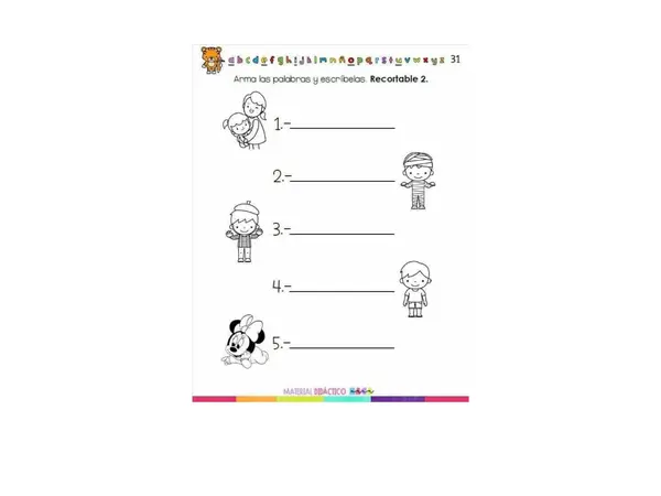 VARIEDAD DE ACTIVIDADES CON LETRA M