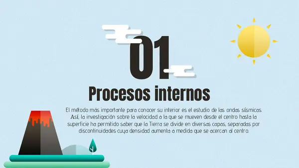 Procesos internos y externos de la Tierra