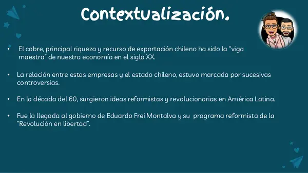 Chilenización y nacionalización del cobre