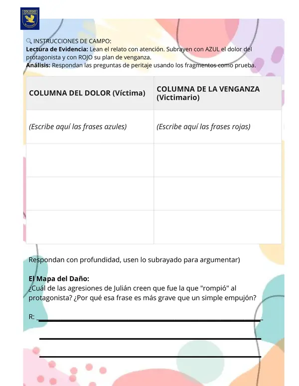 Interpretar texto literario