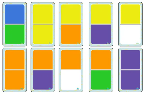 Dominó de colores 
