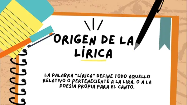 GÉNERO LÍRICO