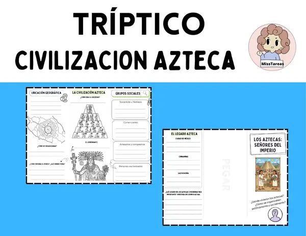 Tríptico Los Aztecas