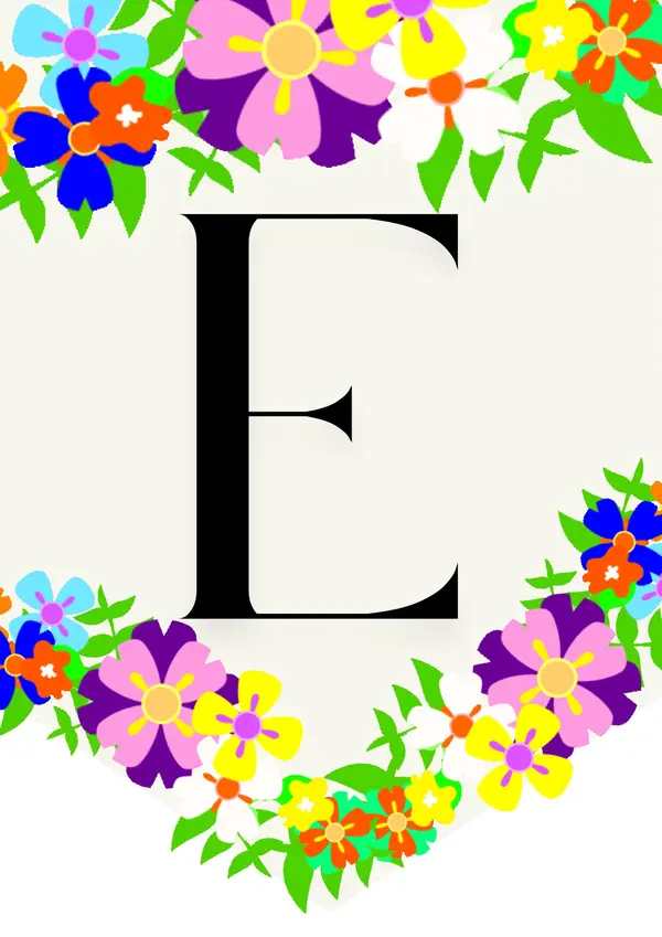 Bienvenida de flores