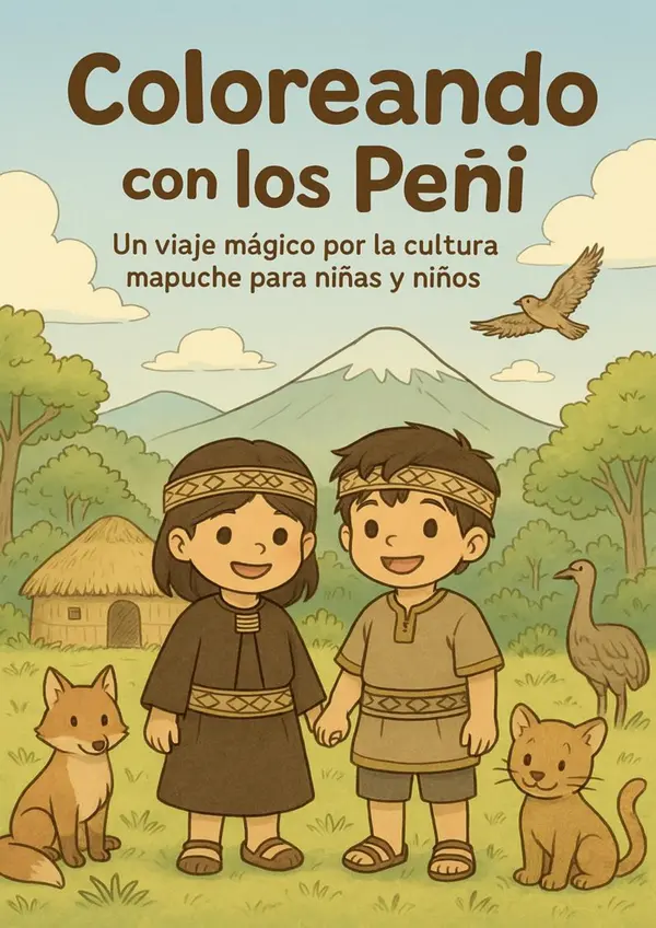 🧒🏽 Coloreando con los Peñi – Cultura Mapuche para Soñar
