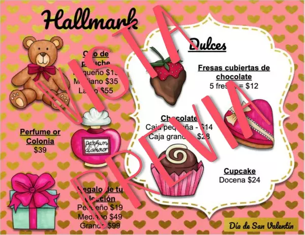 Día de San Valentín. Problemas enteros, decimales y fracciones