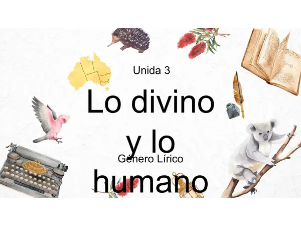 2do Medio: Unidad N°3 Lo divino y lo humano