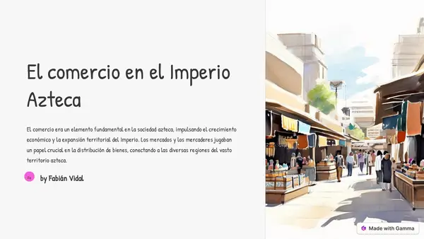 Comercio en el imperio azteca