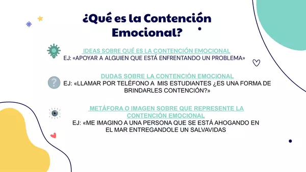 Taller de contención emocional para profesores en contexto de clases online