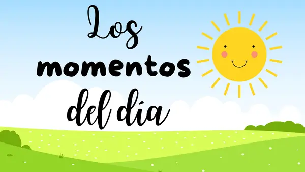 Rotación de la tierra, los momentos del día mañana, medio día, tarde y noche