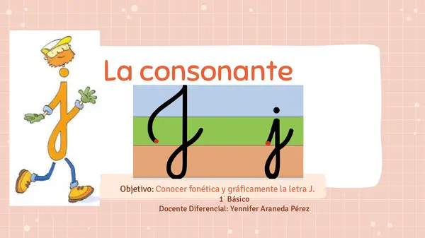 CONSONANTE J