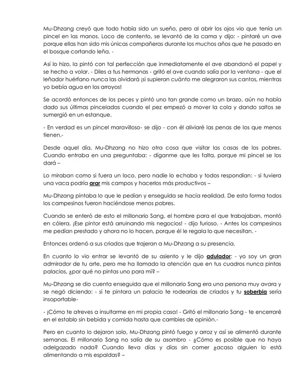 Comprensión de textos literarios y no literarios y uso de prefijos, sufijos y acento dierético”