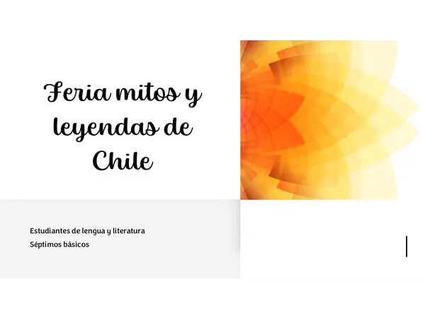 PPT Miniproyecto Feria Mitos y Leyendas