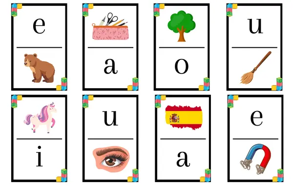 Domino de las vocales