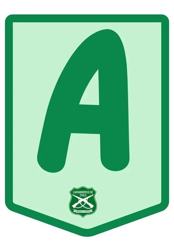 Banderin dia del Carabinero