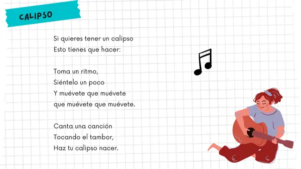 Canto forma de Canon "Calypso"- Música