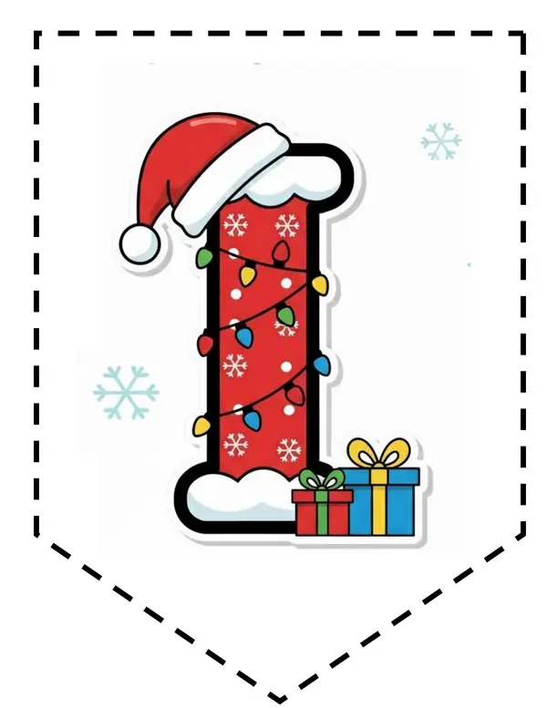 Banderín "Feliz Navidad"