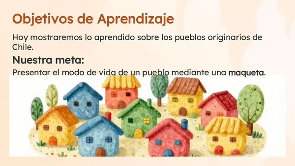 Clase 11 Lección 3 Unidad 2 " Elaboración de maqueta" Exposición de pueblos Originarios. 2° Básico