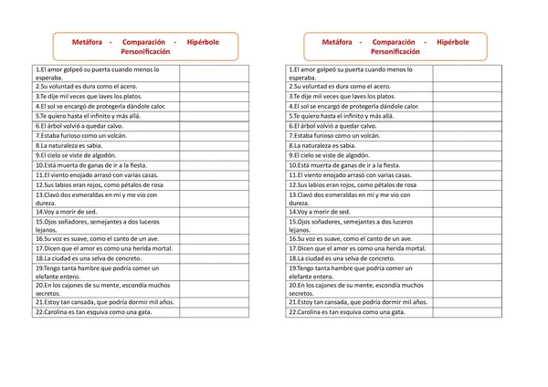 Repaso Lenguaje figurado