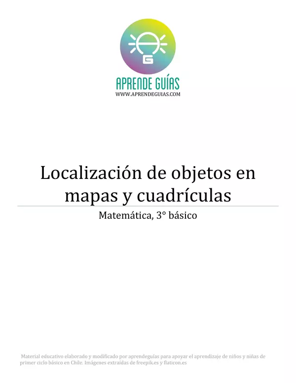Localización de objetos en mapas y cuadrículas