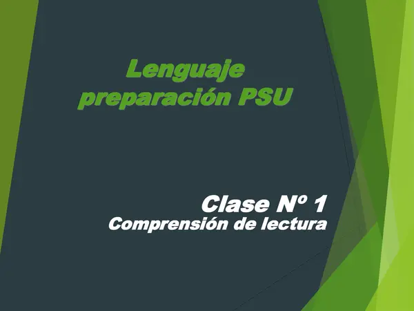 PPT PREPARACION PAES, LENGUAJE , TEXTOS