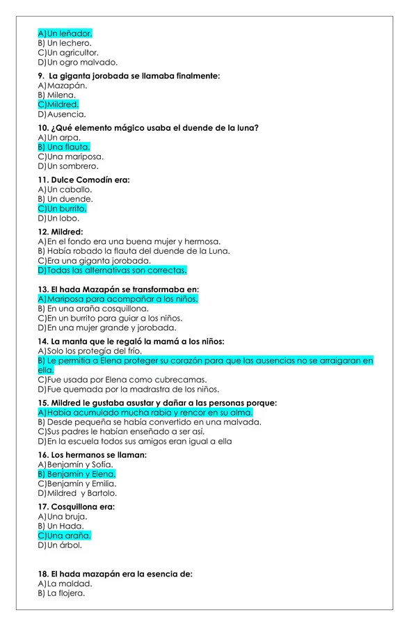 Prueba Lectura - El país de las ausencias