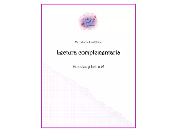 Lectura complementaria vocales y letra M (método fotosilábico)