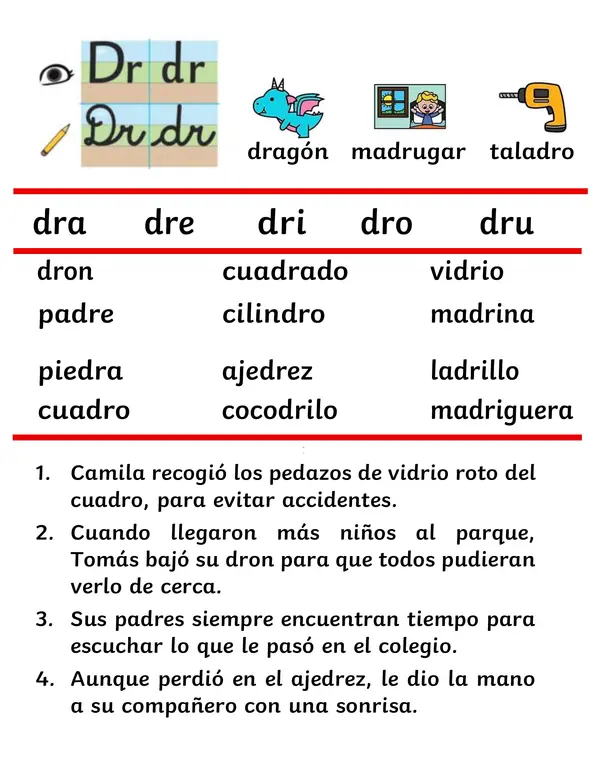 Lecturas Grupos Consonánticos