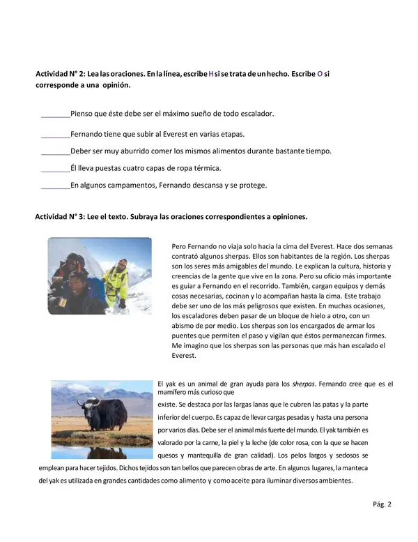 Hecho u opinión