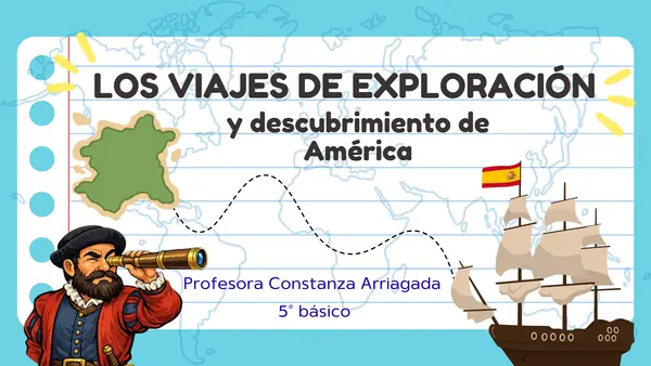 Presentación: Los viajes de exploración y descubrimiento de América