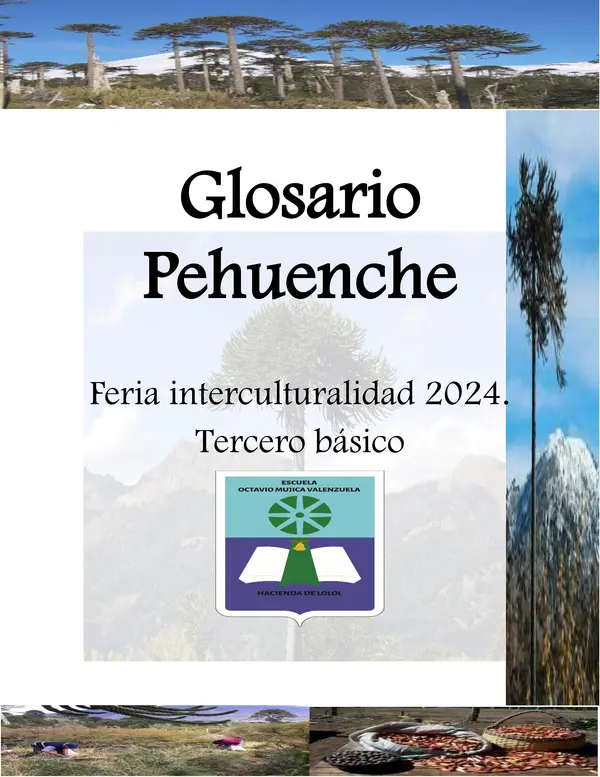 GLOSARIO PEHUENCHE