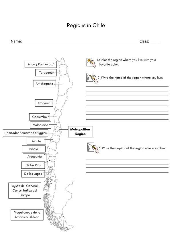 Regiones de Chile (Inglés)