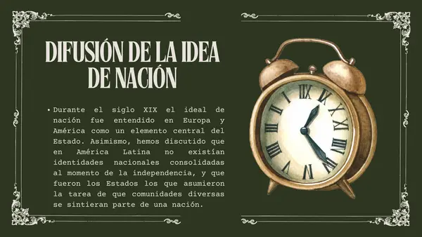 Presentación profundización de idea de nación