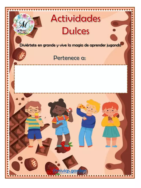 Cuadernillo Dulce by Miviq (23 actividades)